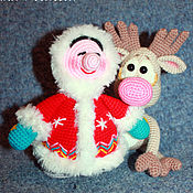 Куклы и игрушки handmade. Livemaster - original item Toys: Girl from the North and Deer. Handmade.