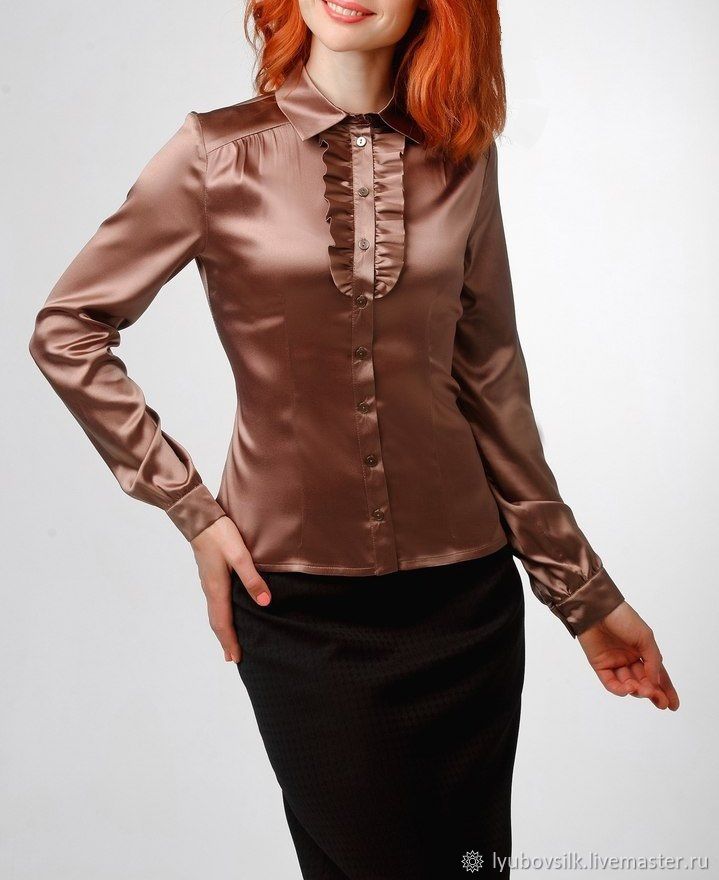 Шоколадная блузка