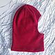 Детская зимняя шапочка-шлем красная лапша, Шапки, Москва,  Фото №1