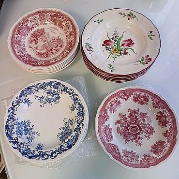 Винтаж ручной работы. Ярмарка Мастеров - ручная работа Винтаж: Тарелки. Handmade.