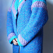 Одежда handmade. Livemaster - original item Cool oversized knitted cardigan. Handmade.