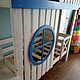 Детская кровать-домик с лестницей. Кровати. Мастерская IDeco Идеи декора. Интернет-магазин Ярмарка Мастеров.  Фото №2