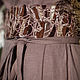 Women's long-sleeved linen dress beige. Dresses. ZanKa. My Livemaster. Фото №5