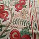 Uzbek silk suzani hand embroidery. Wall panels. SZ001. Bedspreads. businka34. My Livemaster. Фото №6
