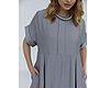 Летнее длинное платье серого цвета в стиле бохо все размеры. Платья. Boho chic. Ярмарка Мастеров.  Фото №8