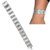 Украшения handmade. Livemaster - original item Wide women`s bracelet. Bracelet pattern. Large bracelet for women.. Handmade.