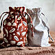 Pouch for storage of linen. Packaging. Acomadate. Ecomerce. Bags. molinialife. My Livemaster. Фото №5