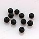 RB-7 Бусины Preciosa Round Bead / 3 мм / Jet Matt / 10 шт, Бусины, Нижний Новгород,  Фото №1