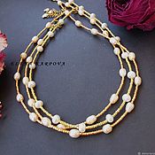 Украшения handmade. Livemaster - original item Necklace. pearl. Handmade.