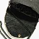 Shoulder Bag: Black Speckled Shoulder Bag with Long Handle. Crossbody bag. Olgaorel57. Online shopping on My Livemaster.  Фото №2