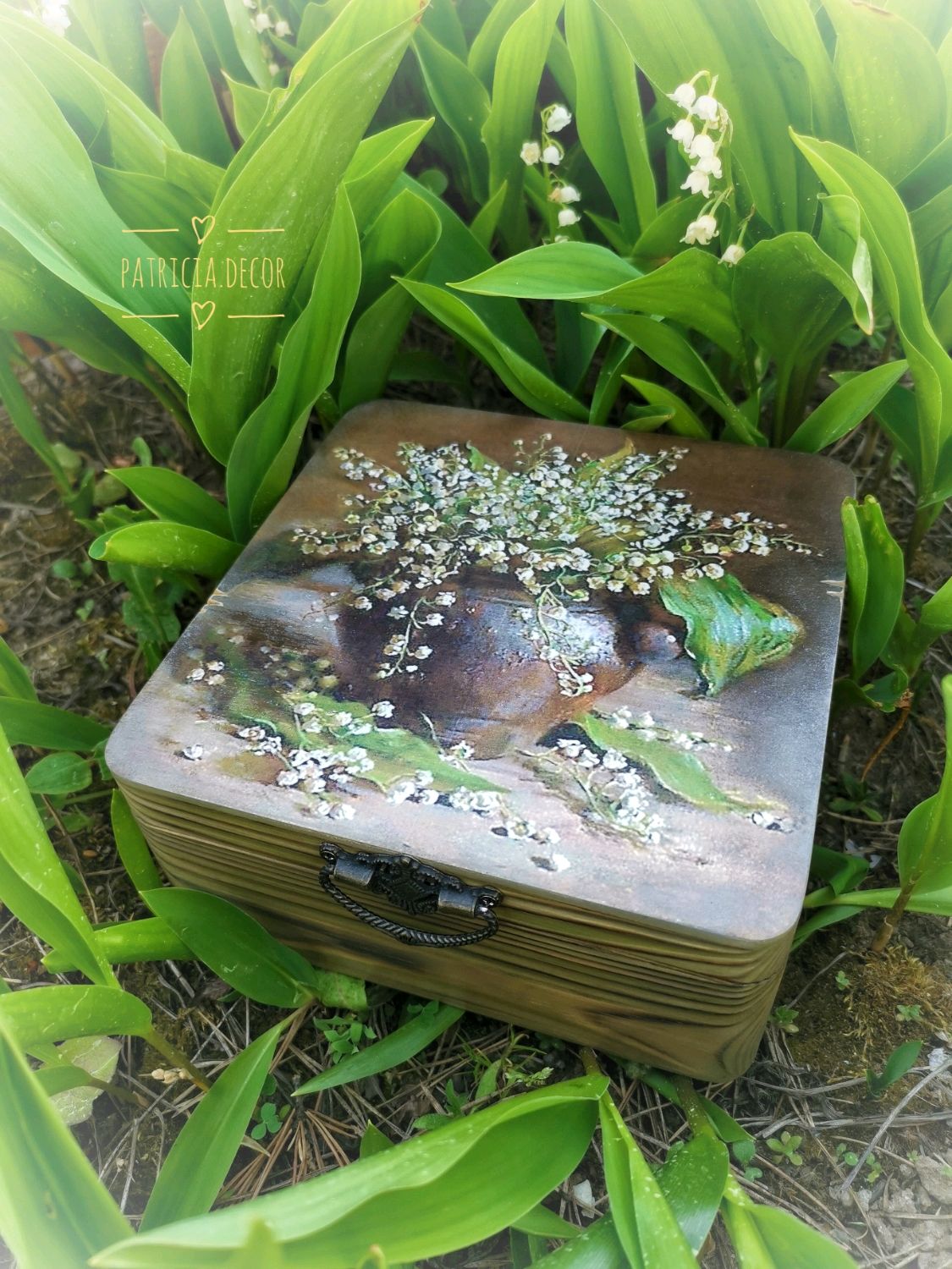 Шкатулка из сосны \"Ландыши\" купить в интернет-магазине Ярмарка Мастеров ...