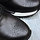 Sneakers made of genuine calfskin, in black!. Sneakers. SHOES&BAGS. My Livemaster. Фото №4