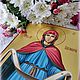 Order The Intercession of the Most Holy Theotokos .Handwritten icon on gold. svetmiru. Livemaster. . Icons Фото №3