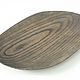 Thin dish made of ash. Handmade. Color 'charcoal'. Utensils. derevyannaya-masterskaya-yasen (yasen-wood). Online shopping on My Livemaster.  Фото №2