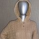 Худи с капюшоном "Косы" 100% кашемир. Свитеры. Вера / Kirshvery_knit (kirshvery) (kirshvery). Ярмарка Мастеров.  Фото №5