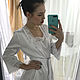 Elegant set of satin and lace wedding set. Underwear sets. Elvira24. Online shopping on My Livemaster.  Фото №2