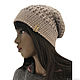 Knitted hat Pavella. Caps. avokado. Online shopping on My Livemaster.  Фото №2