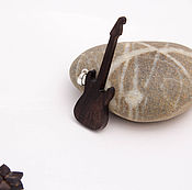 Украшения handmade. Livemaster - original item Wooden guitar pendant. Handmade.
