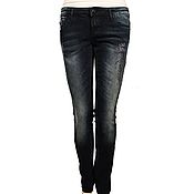 Винтаж handmade. Livemaster - original item Size 42, 44. Black jeans with Paisley print