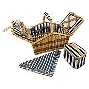 Дача и сад handmade. Livemaster - original item Artaban Picnic Basket (for 4 persons). Handmade.