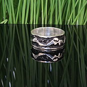 Украшения handmade. Livemaster - original item Ararat ring made of 925 sterling silver DS0090. Handmade.