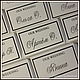 Place cards are Black and white, Card, St. Petersburg,  Фото №1