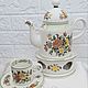 Винтаж: Продано! Чайник и мармит от Villeroy&Boch Summerdаy Германия. Сервизы винтажные. Love&Vintage. Интернет-магазин Ярмарка Мастеров.  Фото №2