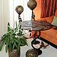 Стол "Эксклюзив". Столы. Марина Бер СТЕКЛО-МЕТАЛЛ-ФЬЮЗИНГ. Ярмарка Мастеров.  Фото №4