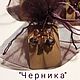Серьги "Ч е р н и к а". Серьги классические. Bijou-marine. Ярмарка Мастеров.  Фото №6
