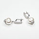 Earrings with pearls 'Silver drops' long silver. Earrings. Irina Moro. My Livemaster. Фото №4