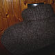 Order Knitted dickey Black. Warm Yarn. Livemaster. . Dickies Фото №3
