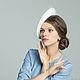 Order Wedding hat with a veil 'Selena'. Exclusive HATS. LANA ANISIMOVA.. Livemaster. . Sombreros de la boda Фото №3