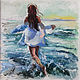Oil painting of the sea on canvas. Pictures. Annet Loginova. Online shopping on My Livemaster.  Фото №2