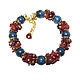 Bracelet stones blue tourmaline and orange garnet, Bead bracelet, Moscow,  Фото №1