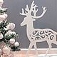 Christmas deer 80 cm, Christmas decorations, Moscow,  Фото №1