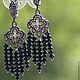 Order Earrings 'Alhambra' spinel, zircon, accessories Italy. Butik4you. Livemaster. . Necklace Фото №3