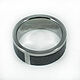 Order Black and white titanium ring. asgdesign. Livemaster. . Rings Фото №3