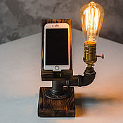 Для дома и интерьера handmade. Livemaster - original item Phone stand in the Loft style 