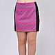 Order Mini skirt black-pink-purple. Skirt Priority (yubkizakaz). Livemaster. . Skirts Фото №3