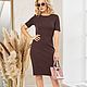 Dress 'Business classic' brown. Dresses. Designer clothing Olesya Masyutina. Online shopping on My Livemaster.  Фото №2