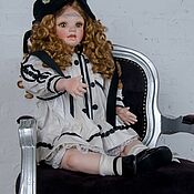 Винтаж: Кукла малышка в маминых шлепанцах biskuitporzellan 095/500