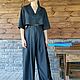 Костюм. Укороченный Пиджак с брюки палаццо. Шелк+Шерсть. Брюки. Dress2Impress (elenarhamore). Ярмарка Мастеров.  Фото №5