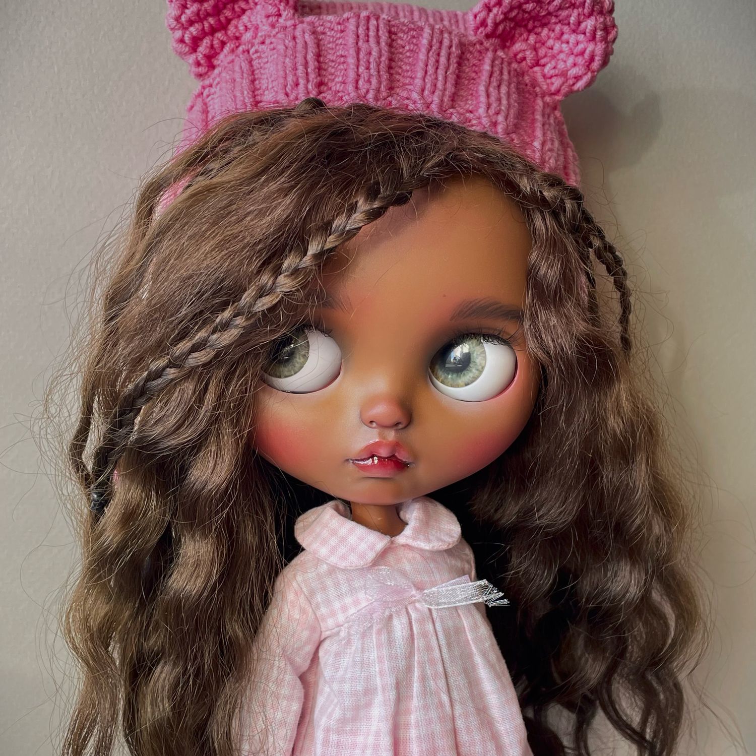 Куколка БЛАЙЗ кастом с натуральными волосами. Custom Blythe TBL купить ...