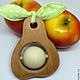 Wooden rattle with peas pear toy. Teethers and rattles. Shop Grizunok teether. My Livemaster. Фото №4