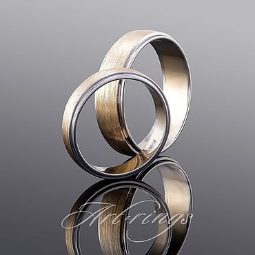 Картины и панно ручной работы. Ярмарка Мастеров - ручная работа Обручальные кольца парные Арт 161. Handmade.