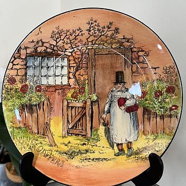 Винтаж ручной работы. Ярмарка Мастеров - ручная работа Royal Doulton тарелка антикварная. Англия. Handmade.