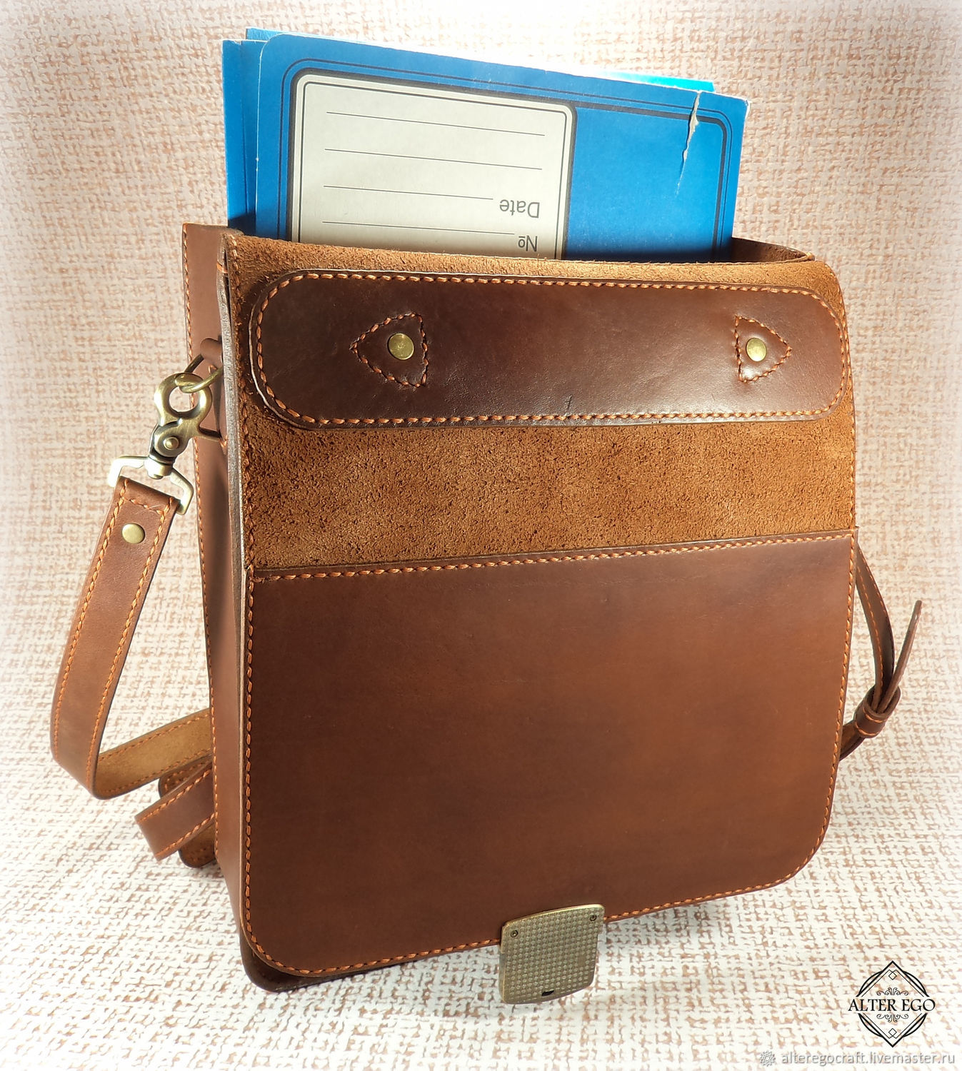 Сумка кожаная мужская формат А4 в интернет-магазине на Ярмарке Мастеров ...