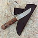 Knife 'Lesnoy-1' 95h18 stab.karelka. Knives. Artesaos e Fortuna. My Livemaster. Фото №6