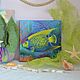 Tropical Fish Oil Painting 20/20 cm. Pictures. Ulia Svetlaya (UliaSvetlaya). Online shopping on My Livemaster.  Фото №2