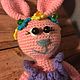 Order Bunny ballerina. strand of wool. Livemaster. . Stuffed Toys Фото №3